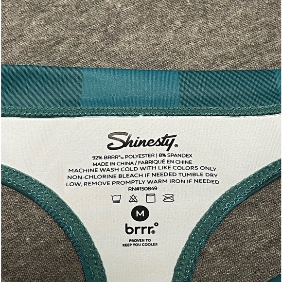 NWOT - Shinesty Plaid & Simple Green Cooling Thong (ParadICE / Medium) - Picture 4 of 12